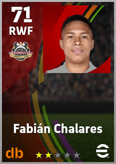 Fabián Chalares — RWF, OVR 71, MAX 71