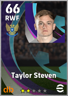 Taylor Steven — RWF, OVR 66, MAX 66