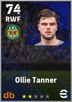 Ollie Tanner — RWF, OVR 74, MAX 74