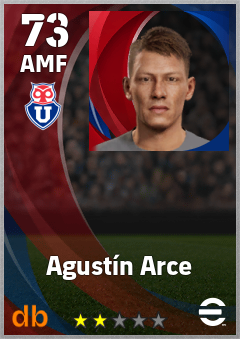 Agustín Arce — AMF, OVR 73, MAX 73