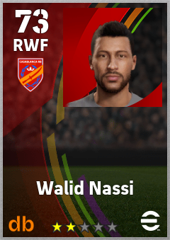 Walid Nassi — RWF, OVR 73, MAX 73