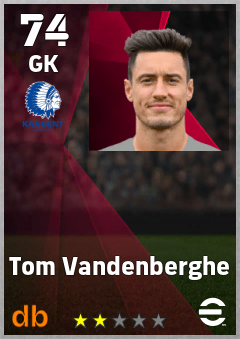 Tom Vandenberghe — GK, OVR 74, MAX 74