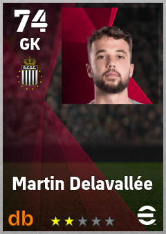 Martin Delavallée — GK, OVR 74, MAX 74