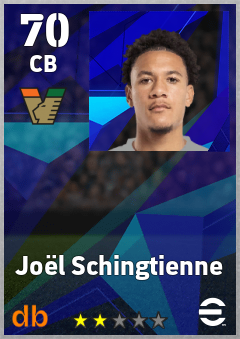 Joël Schingtienne — CB, OVR 70, MAX 70