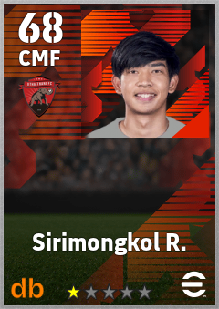 Sirimongkol R. — CMF, OVR 68, MAX 68