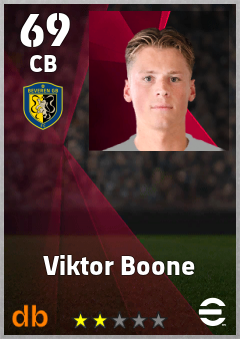 Viktor Boone — CB, OVR 69, MAX 69