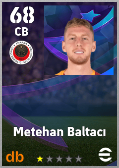 Metehan Baltacı — CB, OVR 68, MAX 68