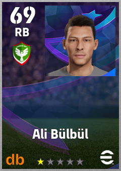 Ali Bülbül — RB, OVR 69, MAX 69