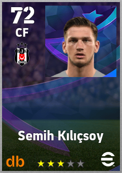 Semih Kılıçsoy — CF, OVR 72, MAX 72