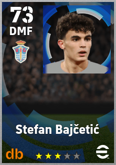 Stefan Bajčetić eFootball player card