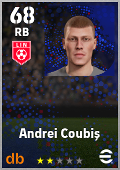 Andrei Coubiș — RB, OVR 68, MAX 68