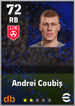 Andrei Coubiș — RB, OVR 72, MAX 72