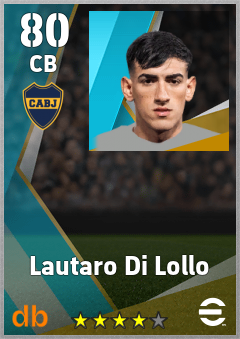Lautaro Di Lollo — CB, OVR 80, MAX 80