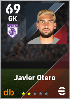 Javier Otero — GK, OVR 69, MAX 69
