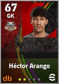 Héctor Arango — GK, OVR 67, MAX 67