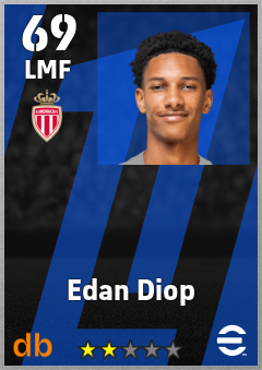 Edan Diop eFootball player card