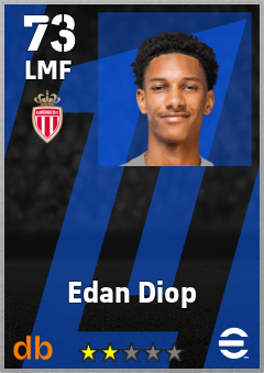 Edan Diop — LMF, OVR 73, MAX 73