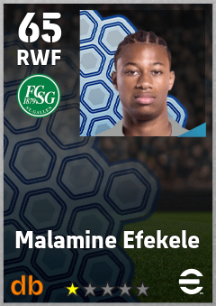 Malamine Efekele — RWF, OVR 65, MAX 65