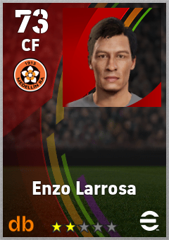 Enzo Larrosa — CF, OVR 73, MAX 73