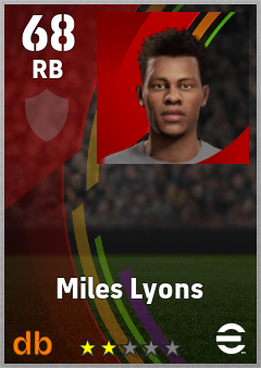 Miles Lyons eFootball player card