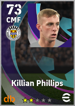 Killian Phillips — CMF, OVR 73, MAX 73