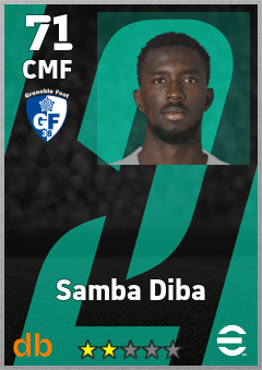 Samba Diba eFootball player card