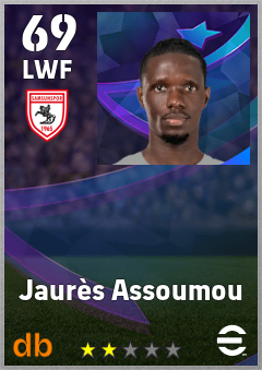 Jaurès Assoumou — LWF, OVR 69, MAX 69