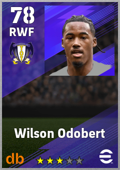 Wilson Odobert — RWF, OVR 78, MAX 78