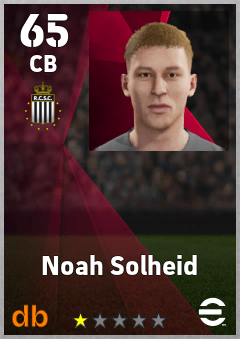 Noah Solheid — CB, OVR 65, MAX 65