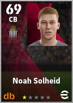 Noah Solheid — CB, OVR 69, MAX 69