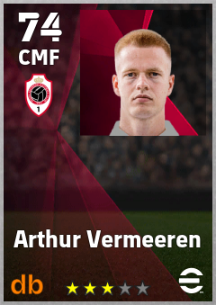 Arthur Vermeeren eFootball player card