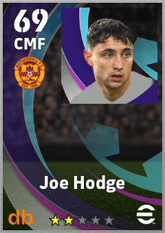 Joe Hodge — CMF, OVR 69, MAX 69