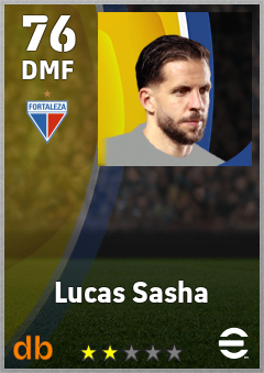 Lucas Sasha — DMF, OVR 76, MAX 76