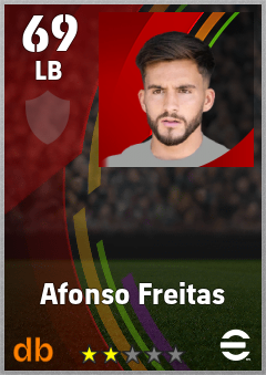 Afonso Freitas — LB, OVR 69, MAX 69