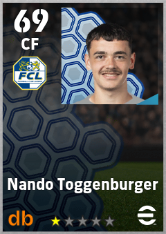 Nando Toggenburger — CF, OVR 69, MAX 69