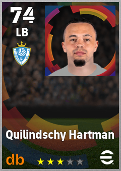 Quilindschy Hartman eFootball player card