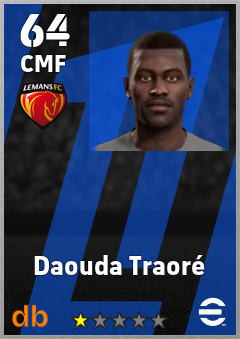 Daouda Traoré — CMF, OVR 64, MAX 64