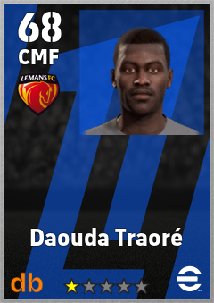 Daouda Traoré — CMF, OVR 68, MAX 68