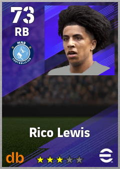 Rico Lewis eFootball player card
