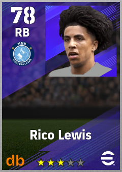 Rico Lewis eFootball player card