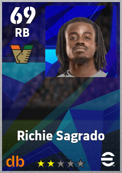 Richie Sagrado — RB, OVR 69, MAX 69