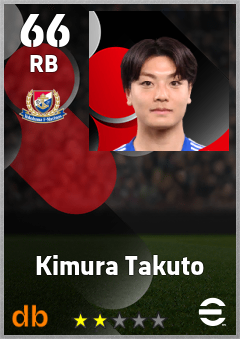 Kimura Takuto eFootball player card