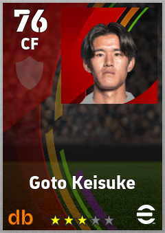 Goto Keisuke eFootball player card