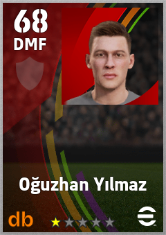 Oğuzhan Yılmaz — DMF, OVR 68, MAX 68