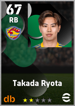 Takada Ryota — RB, OVR 67, MAX 67