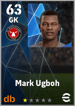 Mark Ugboh — GK, OVR 63, MAX 63