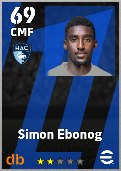 Simon Ebonog — CMF, OVR 69, MAX 69