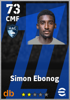 Simon Ebonog — CMF, OVR 73, MAX 73