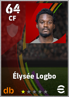 Élysée Logbo — CF, OVR 64, MAX 64