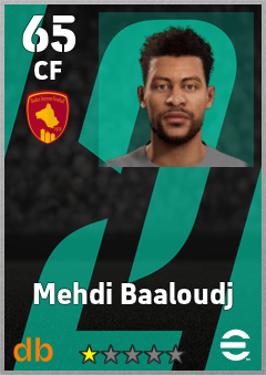 Mehdi Baaloudj — CF, OVR 65, MAX 65